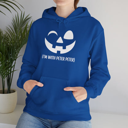 Im With Peter Couple Halloween Adult Eater Pumpkin Hoodie