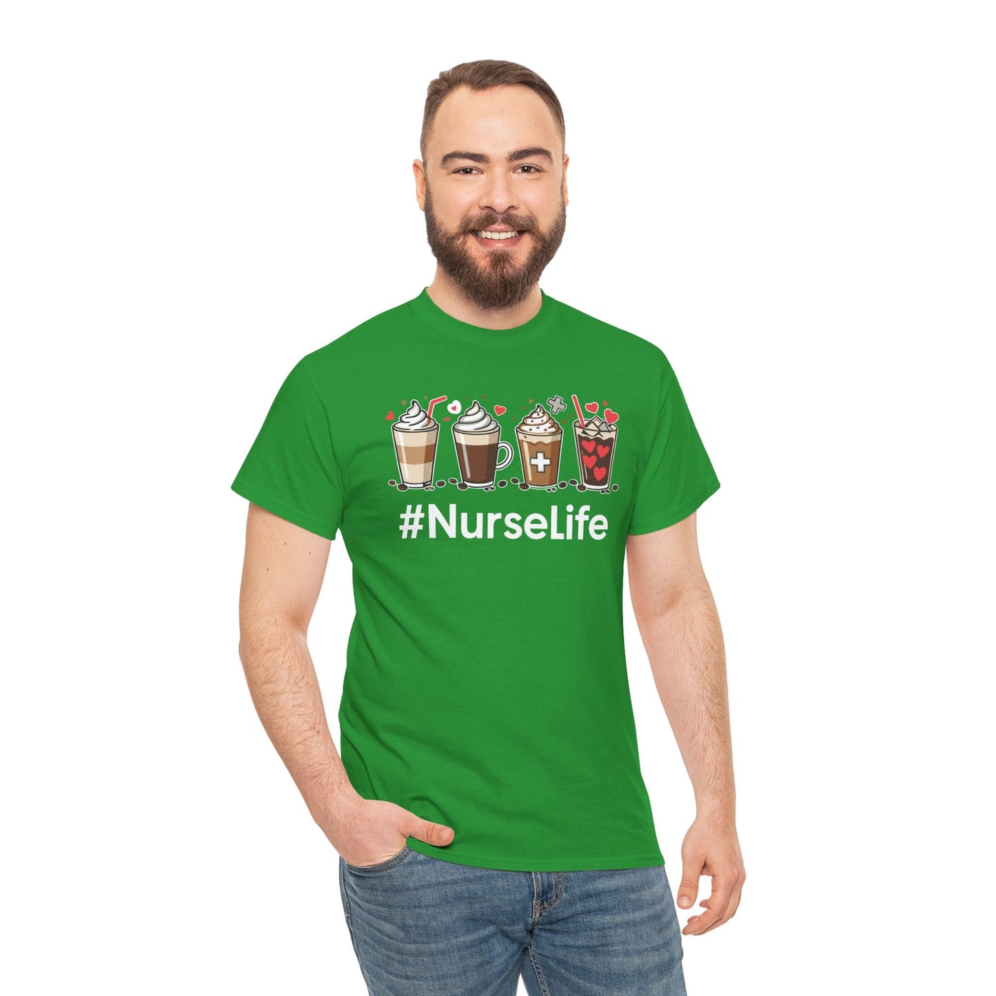 Nurse Life Funny Coffee Nurses Fuel Registered Nurse Medical T-Shirt