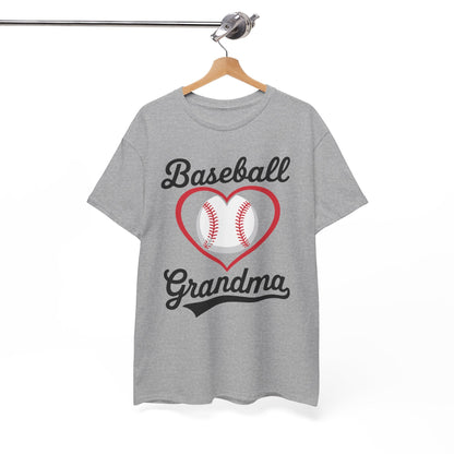 Baseball Grandma Shirt Women Baseball Heart Mothers Day T-Shirt