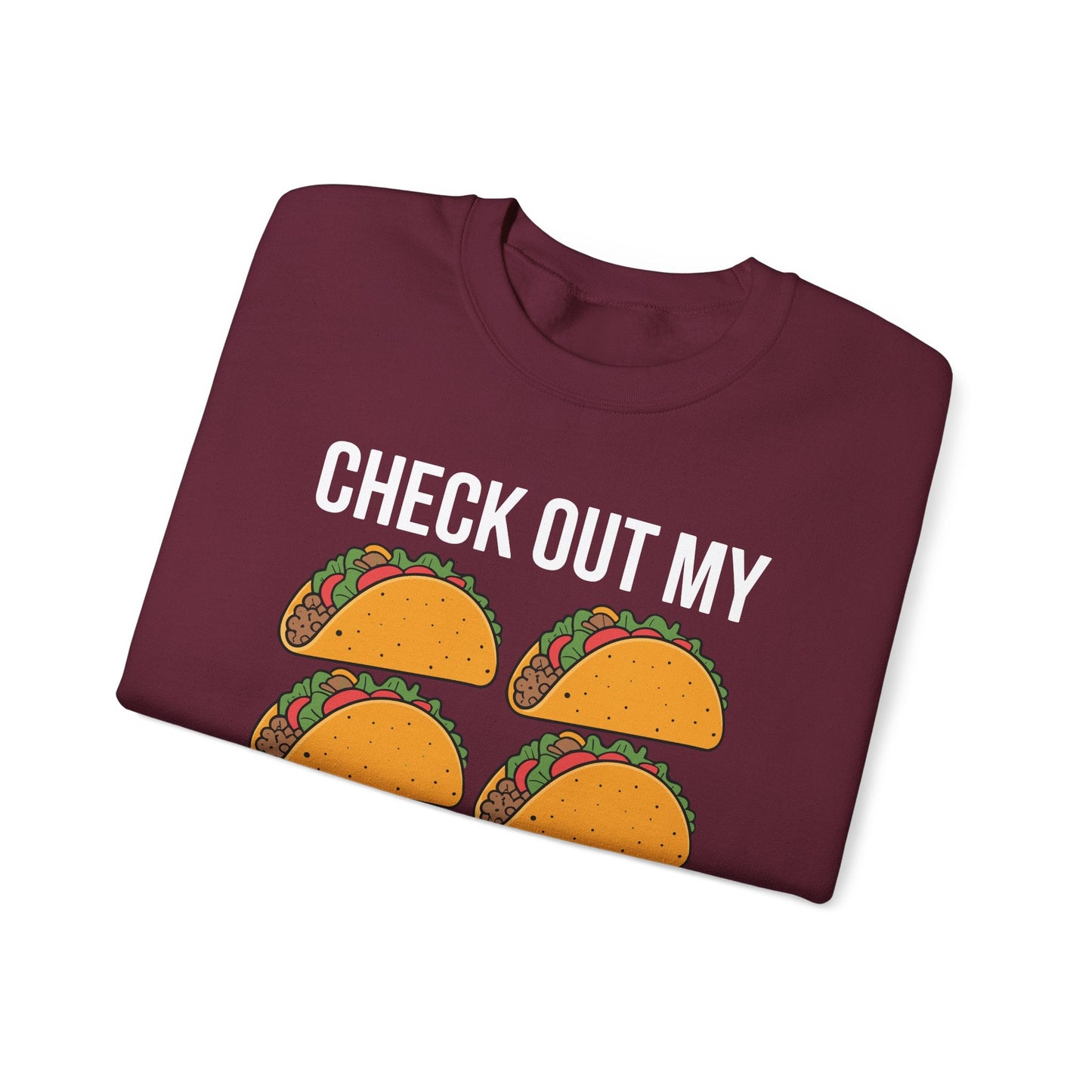 6 Pack Fitness Taco Funny Mexican Gym Top for Taco Lovers Sweatshirt
