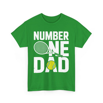 Tennis Dad Number One Daddy with Tennis Sayings Fathers Day T-Shirt