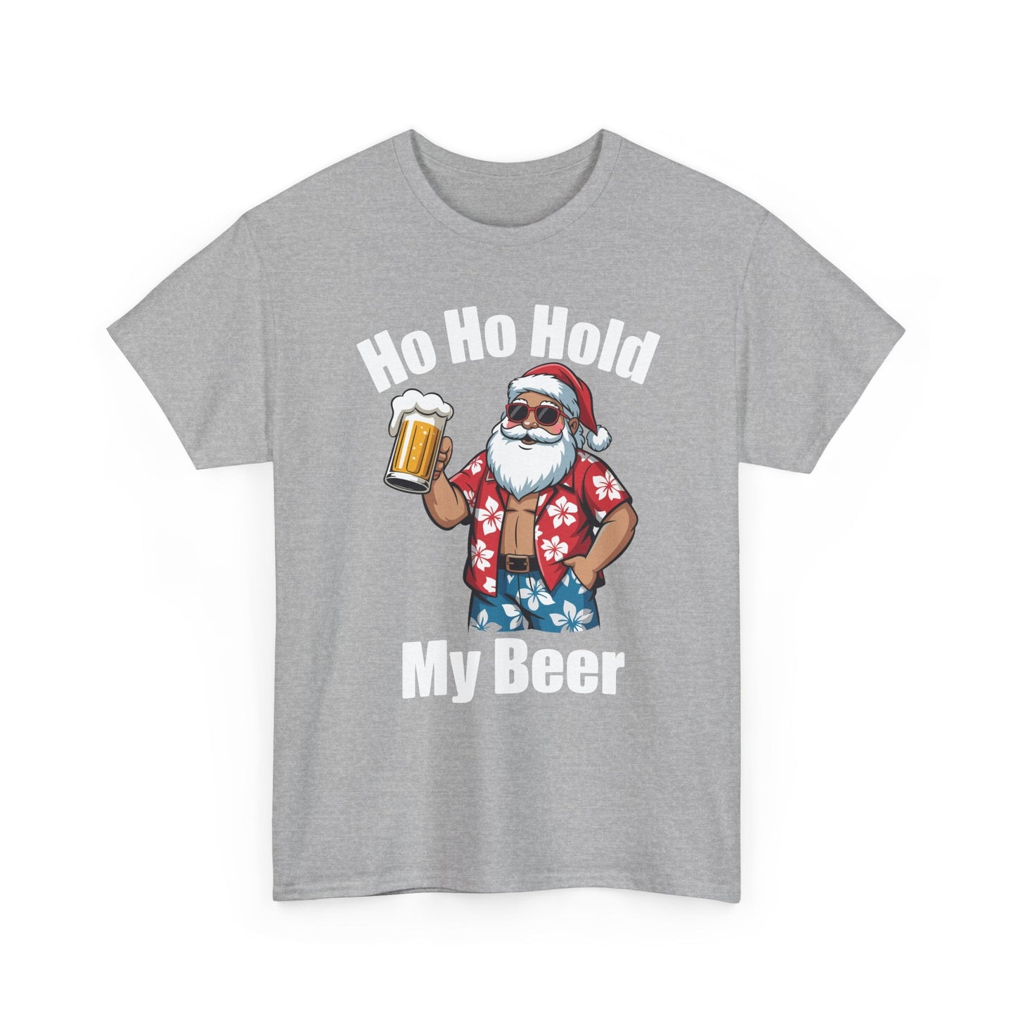 Funny Santa With Sunglasses And Beer Christmas in July T-Shirt