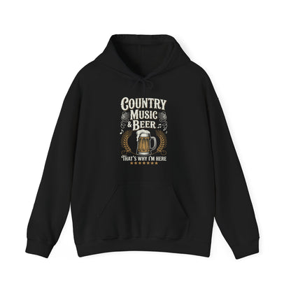 Vintage Country Music and Beer That's Why I'm Here Legends Hoodie