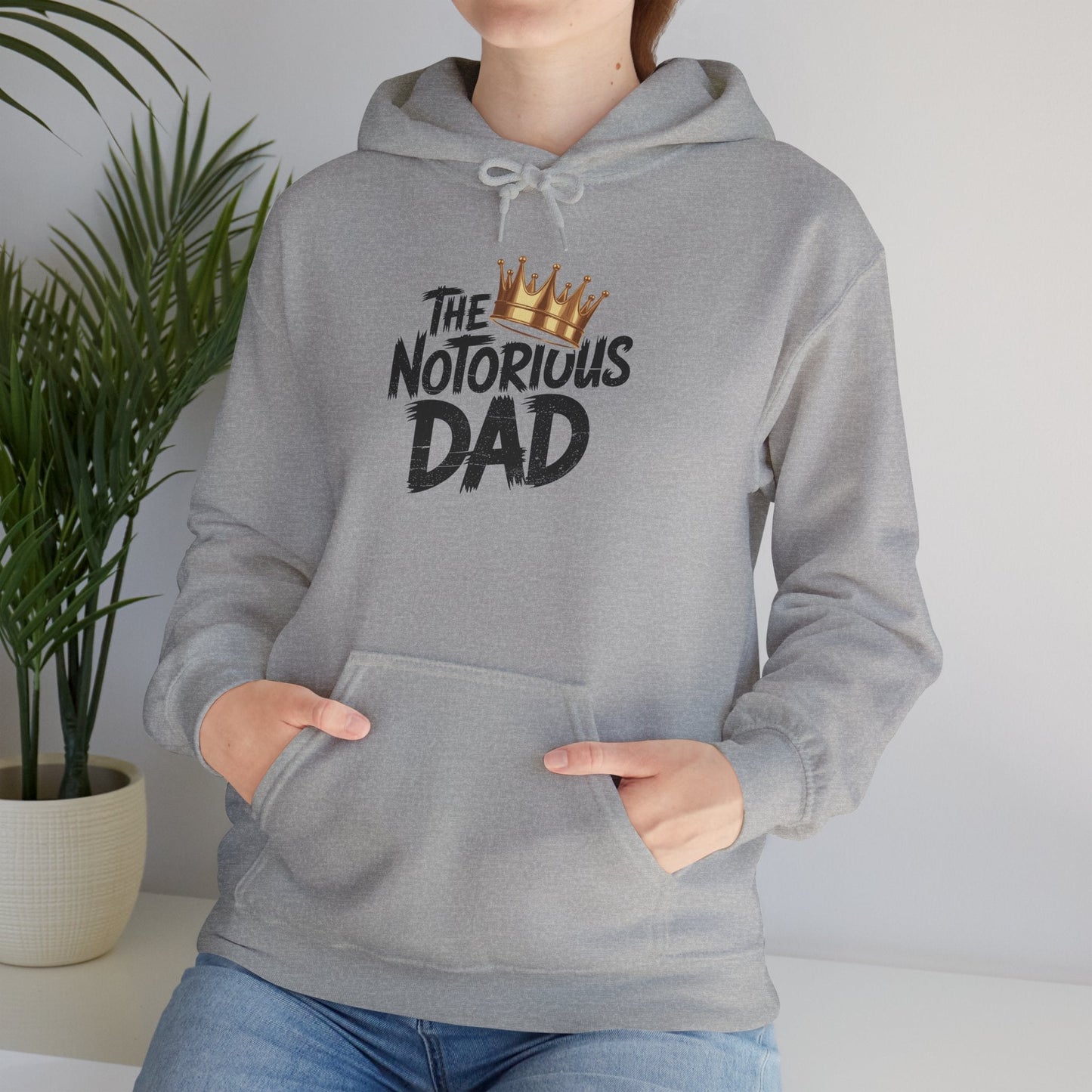 Old School Funny Hip Hop Fathers Day Notorious Dad Hoodie