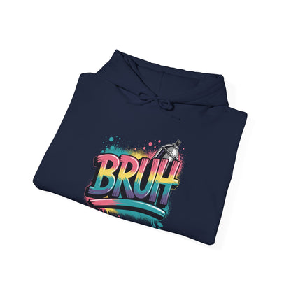 Bruh Graffiti Funny Saying Street Art Meme Men Boys Kids Hoodie