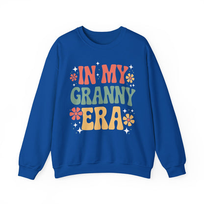 In My Granny Era Funny Sarcastic Groovy Retro Mothers Day Sweatshirt