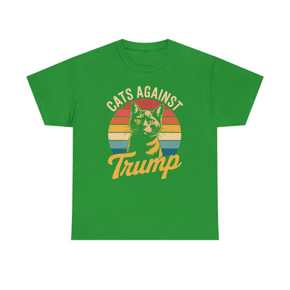 Cats Against Trump Funny Anti Trump Election Funny Cat T-Shirt