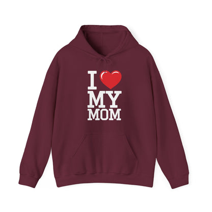 I Love My Mom Mothers Day from Daughter or Son Hoodie