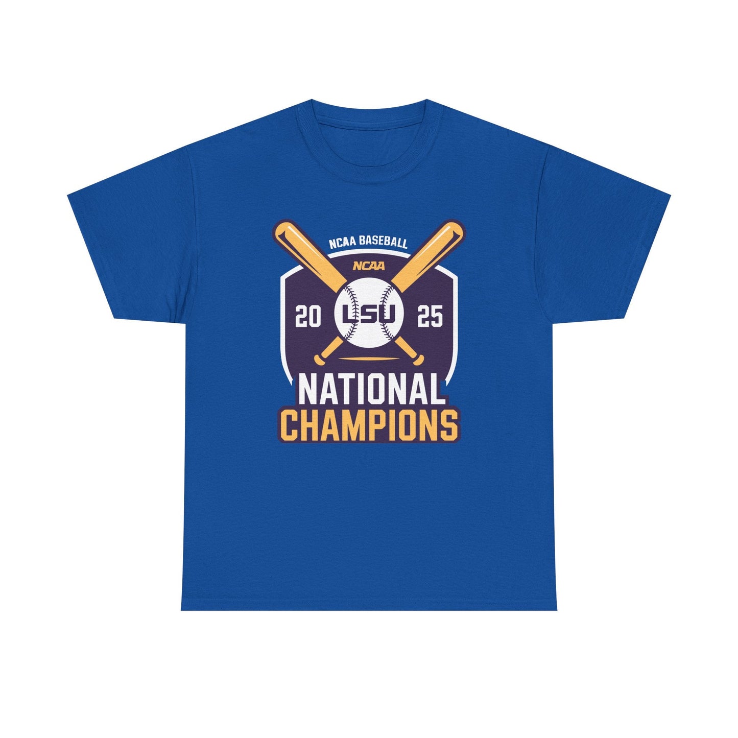 LSU Baseball 2025 National Champions Logo T-Shirt