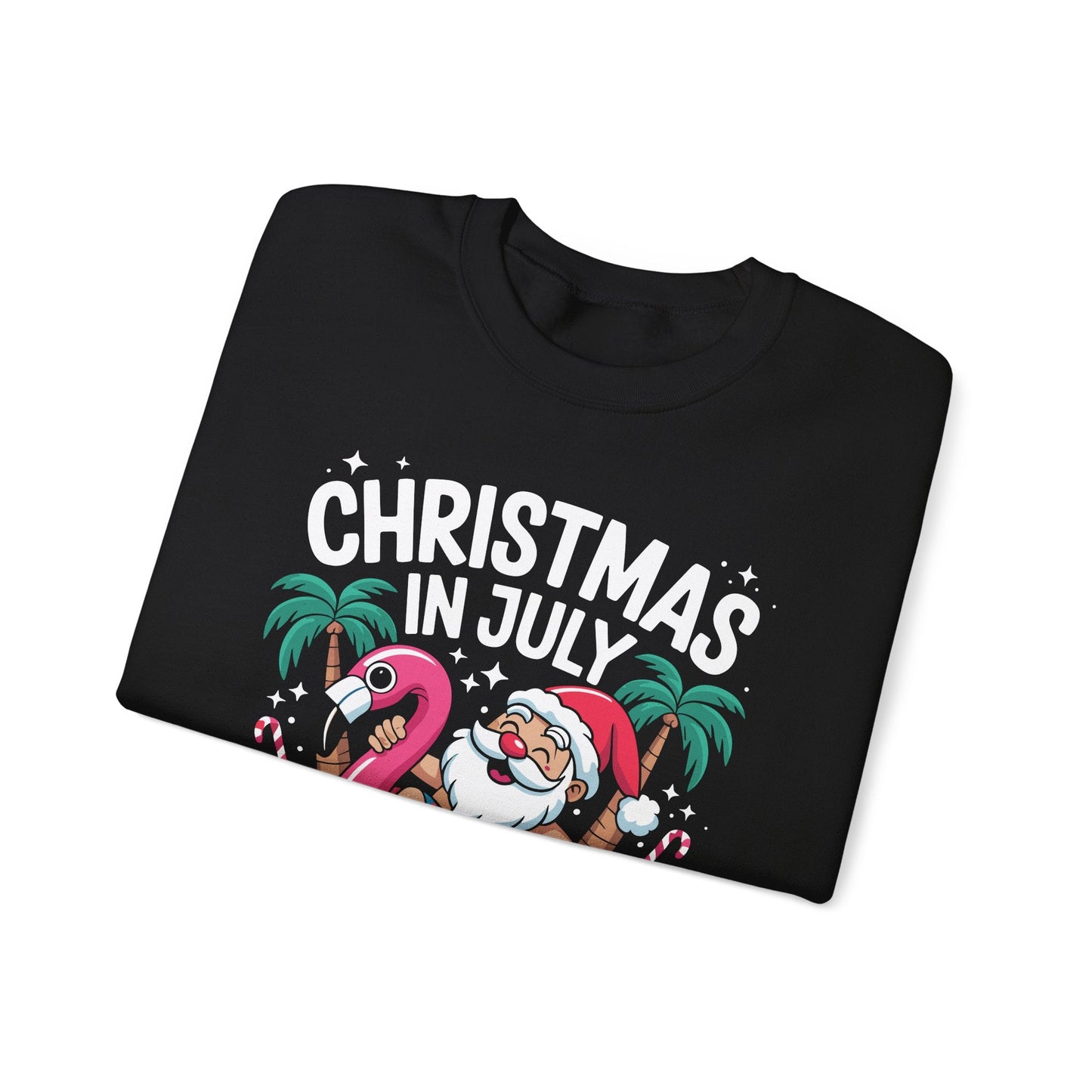 Christmas In July 2025 Squad Summer Beach Vacation Xmas Cool Sweatshirt