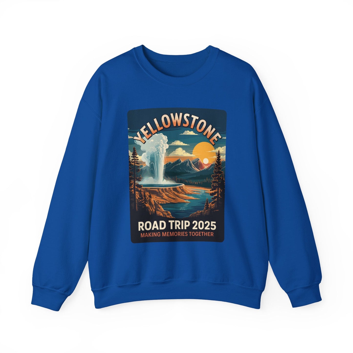 Yellowstone Family Road Trip 2025 National Park Outdoor Sweatshirt