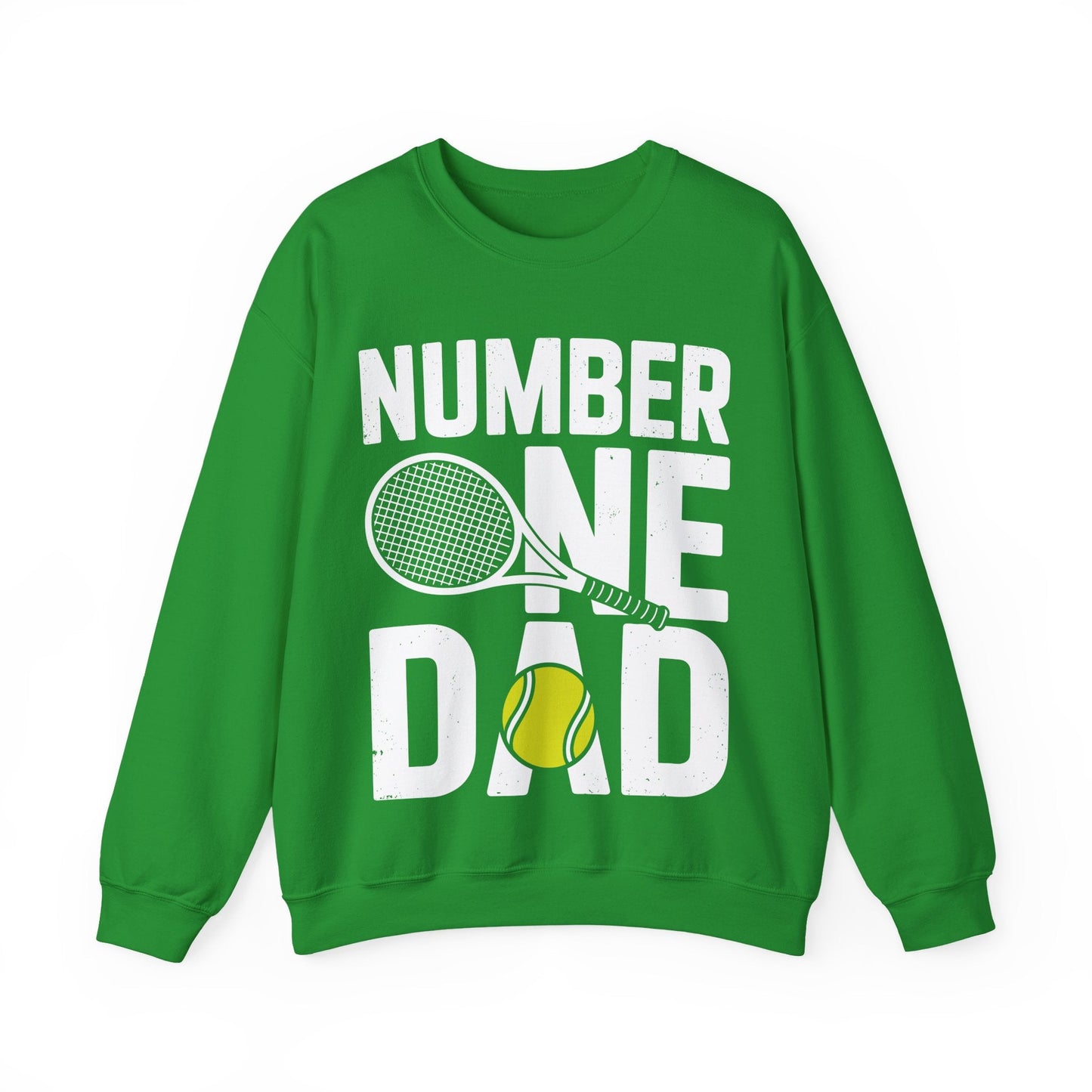 Tennis Dad Number One Daddy with Tennis Sayings Fathers Day Sweatshirt