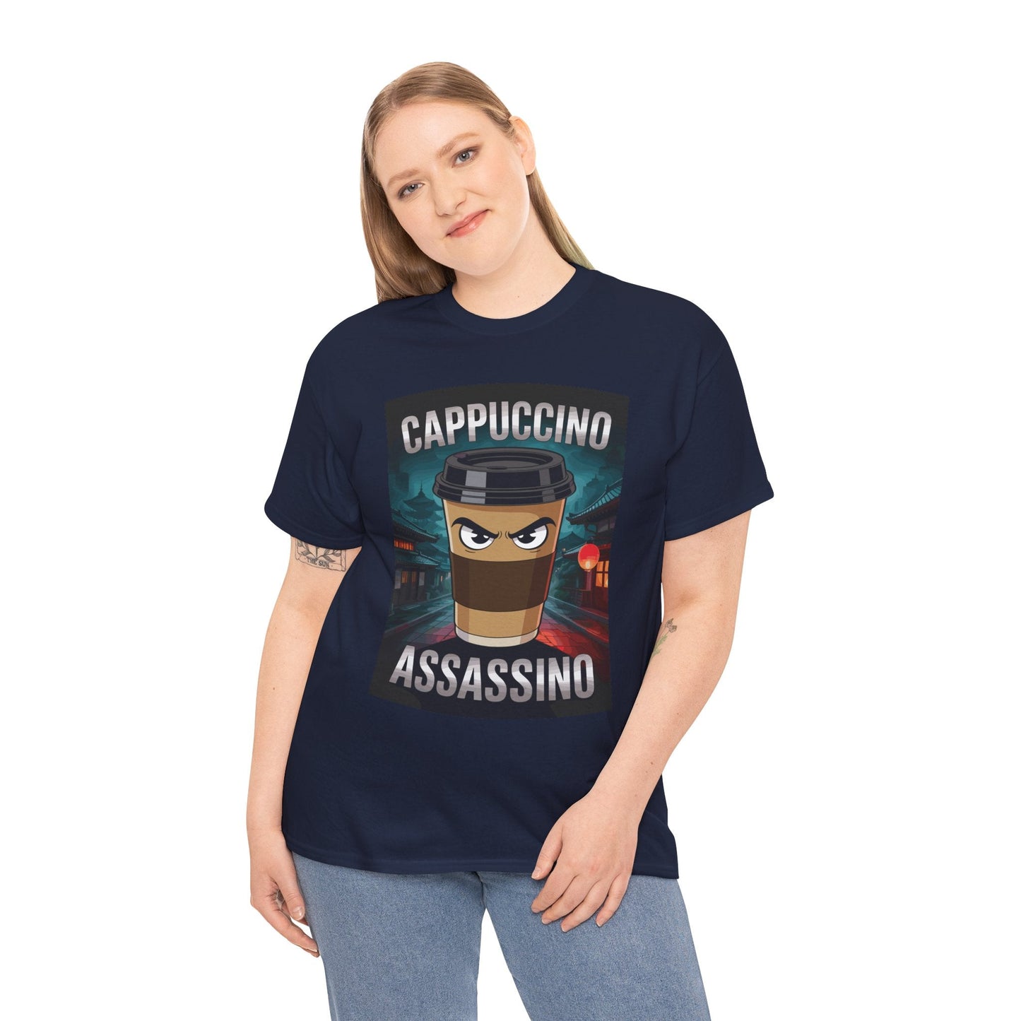 Cappuccino Assassino Coffee Lovers Italian Brainrot Meme T-Shirt