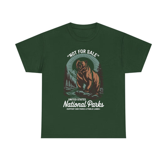 Not For Sale National Parks Support Our Parks & Public Lands T-shirt