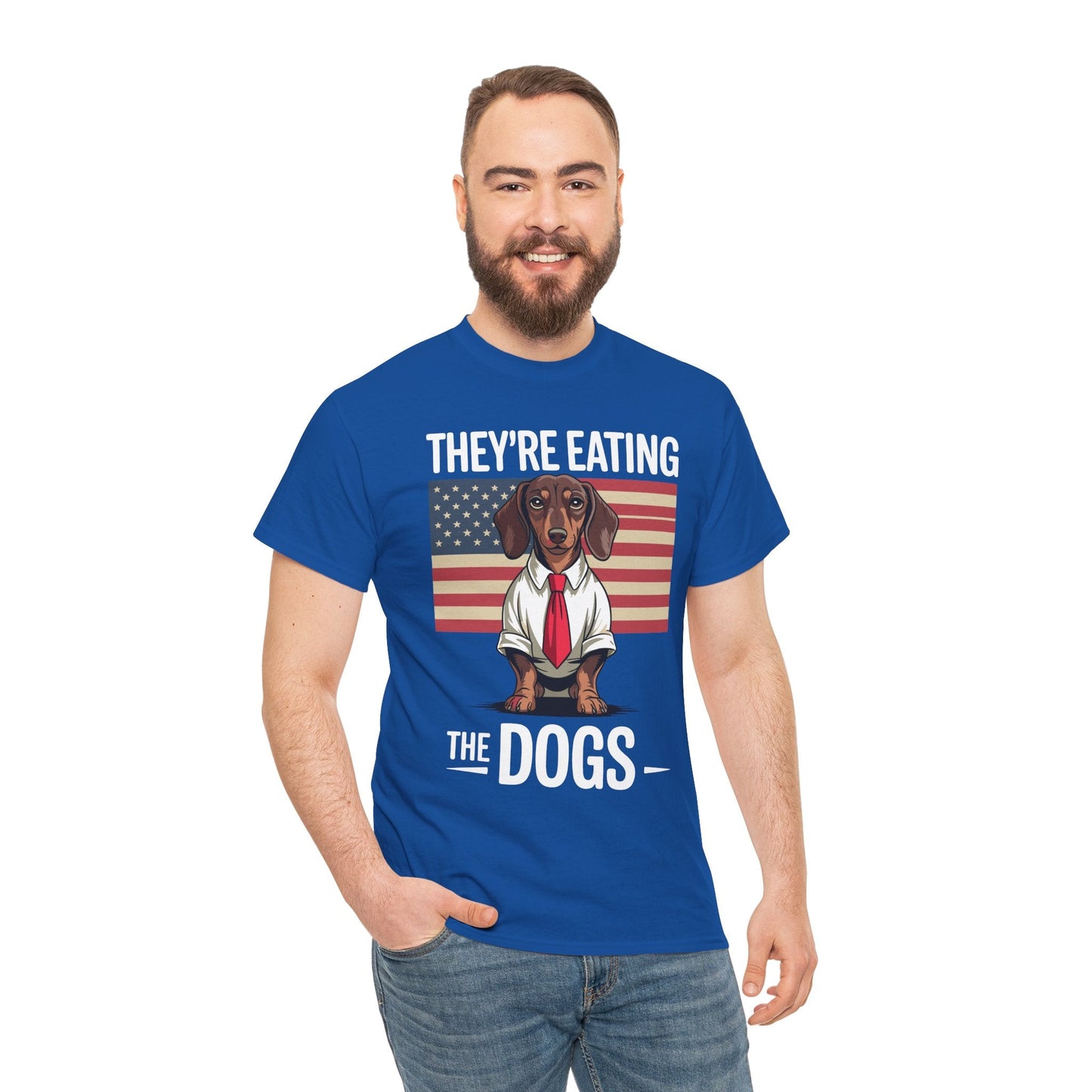 They're Eating the Dogs Trump Hot Dog T-Shirt For Men Women
