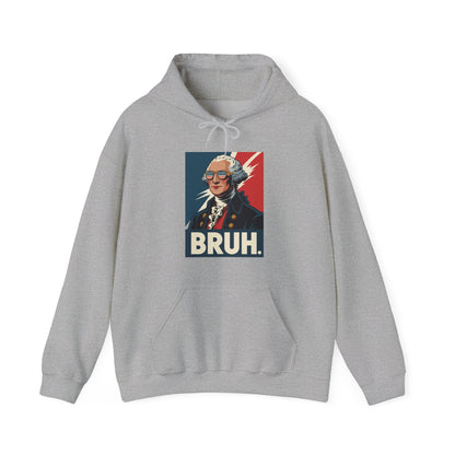 4th Of July 2025 George Washington Bruh. Meme Patriotic Hoodie