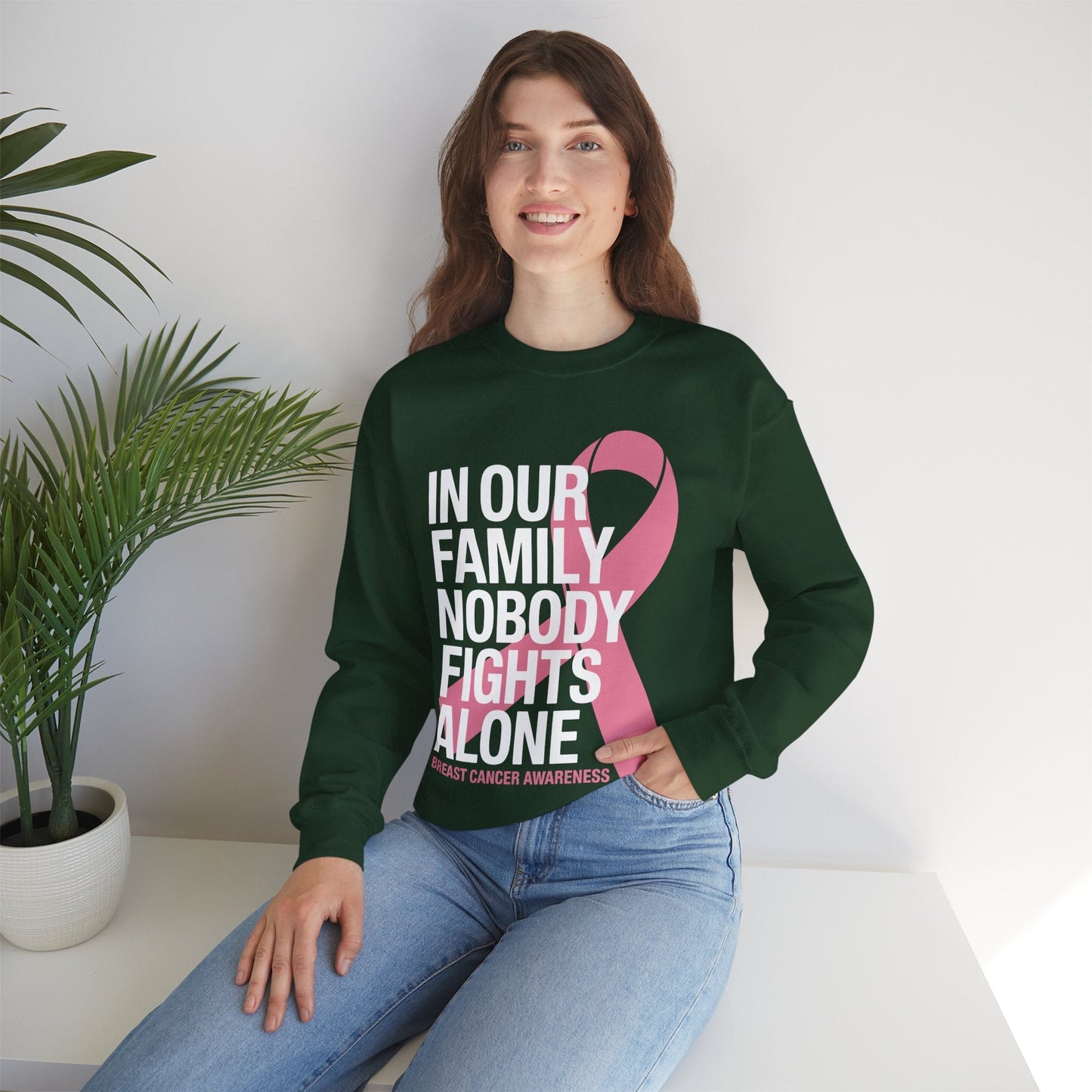 Breast Cancer Support Pink Breast Cancer Awareness Sweatshirt