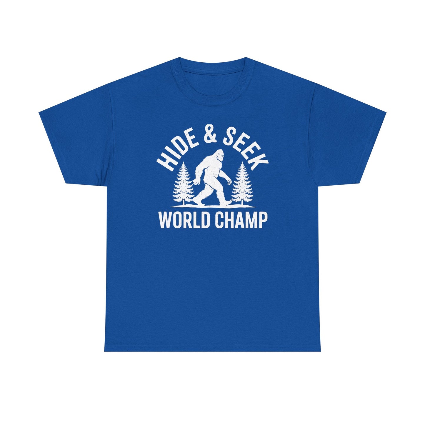 Bigfoot Hide And Seek World Champion Sasquatch Retro Vintage T-Shirt