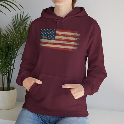 American Flag USA United States of America US 4th of July Hoodie