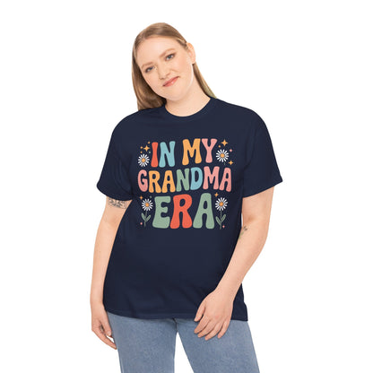 In My Grandma Era Funny Sarcastic Groovy Retro Mothers Day T-Shirt