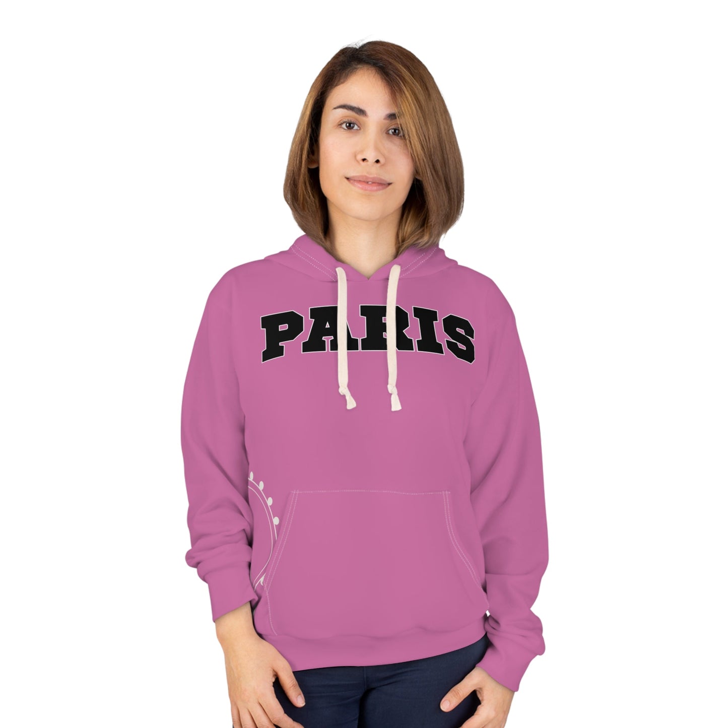 Paris Vibes Pullover Hoodie All Over Print French Street Style Aesthetic