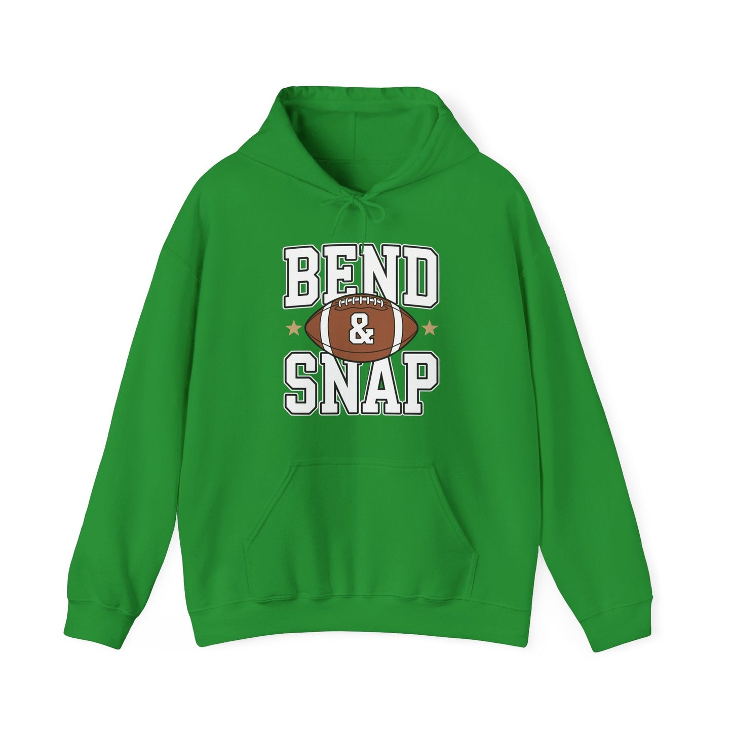 Funny Game Day Touchdown Season Cute Bend and Snap Football Hoodie