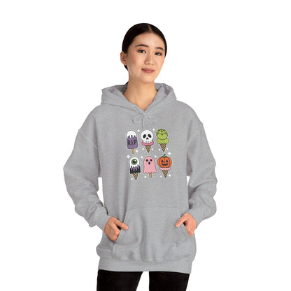 Horror Movie Summer Popsicle Halloween Ice Cream Summer-ween Hoodie for Men Women
