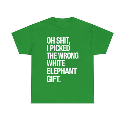 Oh Shit Funny White Elephant Gifts for Adults Under 15 20 T-Shirt