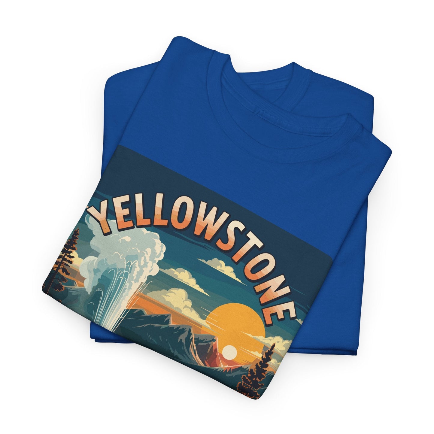 Yellowstone Family Road Trip 2025 National Park Outdoor T-Shirt