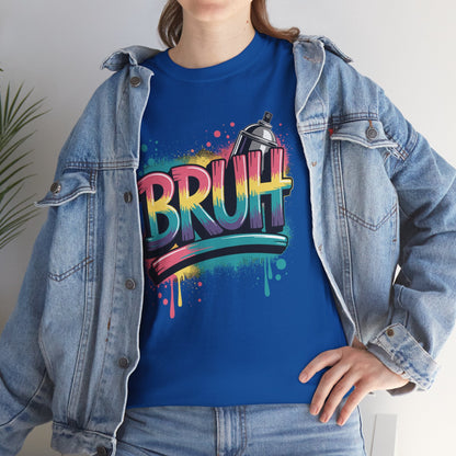 Bruh Graffiti Funny Saying Street Art Meme Men Boys T-Shirt