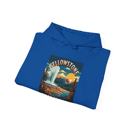Yellowstone Family Road Trip 2025 National Park Outdoor Hoodie