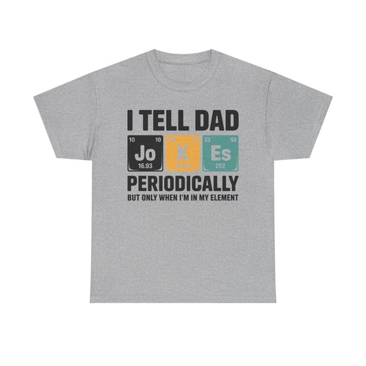 I Tell Dad Jokes Periodically Element Vintage Father's Day T-Shirt