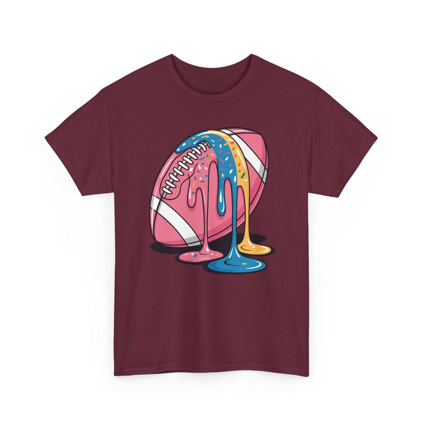 Football Drip For Lineman WR QB RB Ice Cream Sprinkles T-Shirt