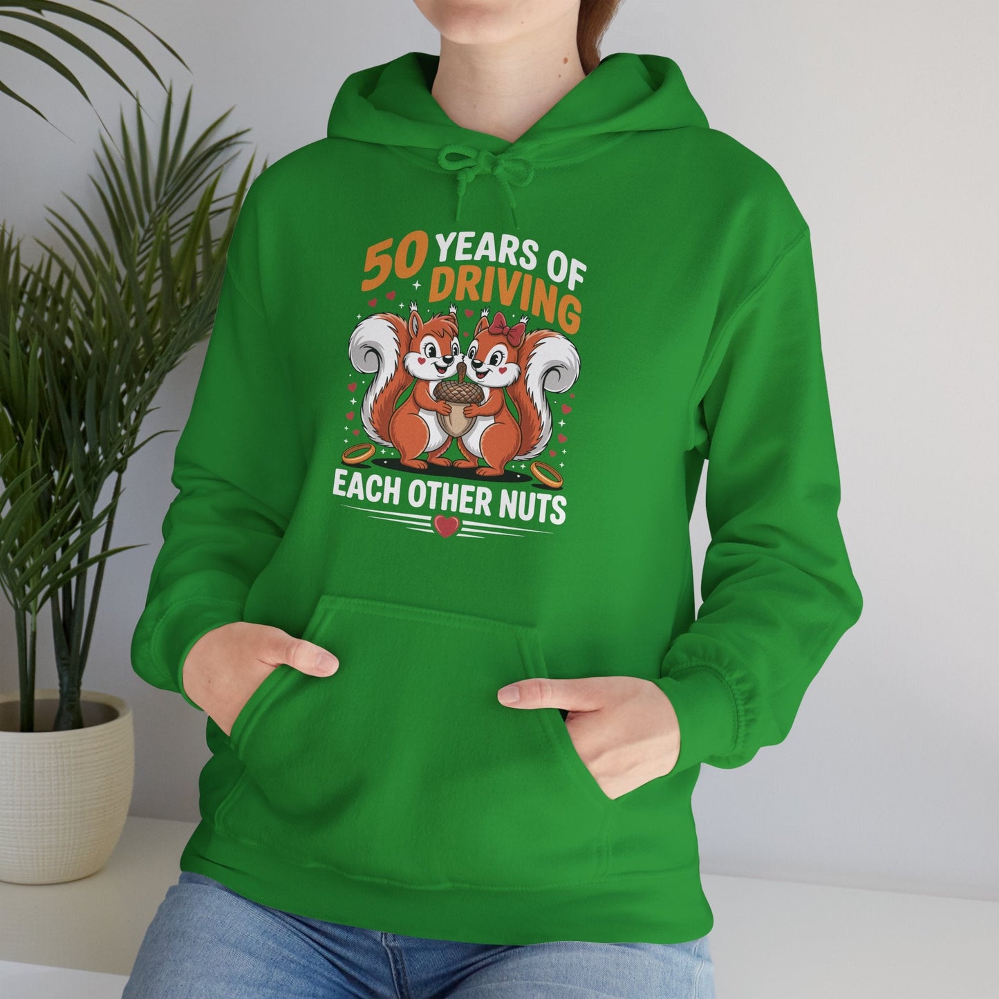 50th Wedding Anniversary 50 Years Of Driving Each Other Nuts Hoodie