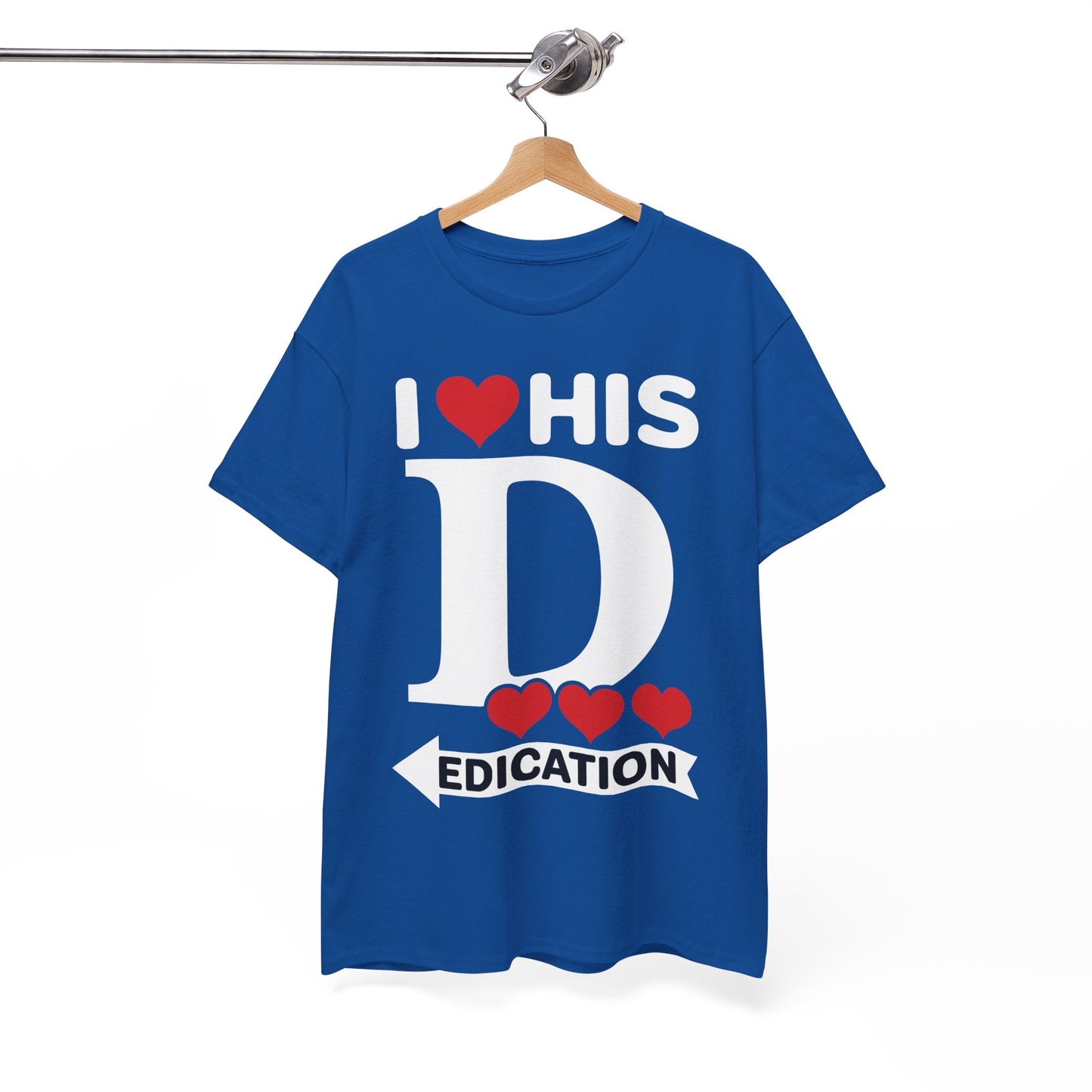 Funny Valentine's Day Couple Matching I Love His Dedication T-Shirt