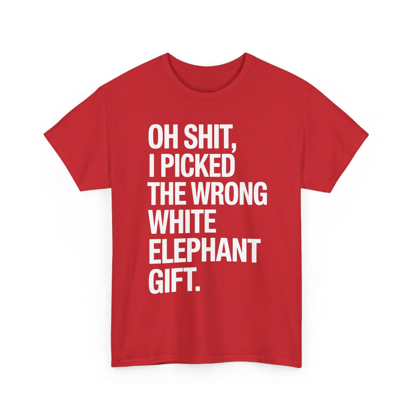 Oh Shit Funny White Elephant Gifts for Adults Under 15 20 T-Shirt