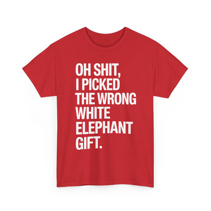 Oh Shit Funny White Elephant Gifts for Adults Under 15 20 T-Shirt