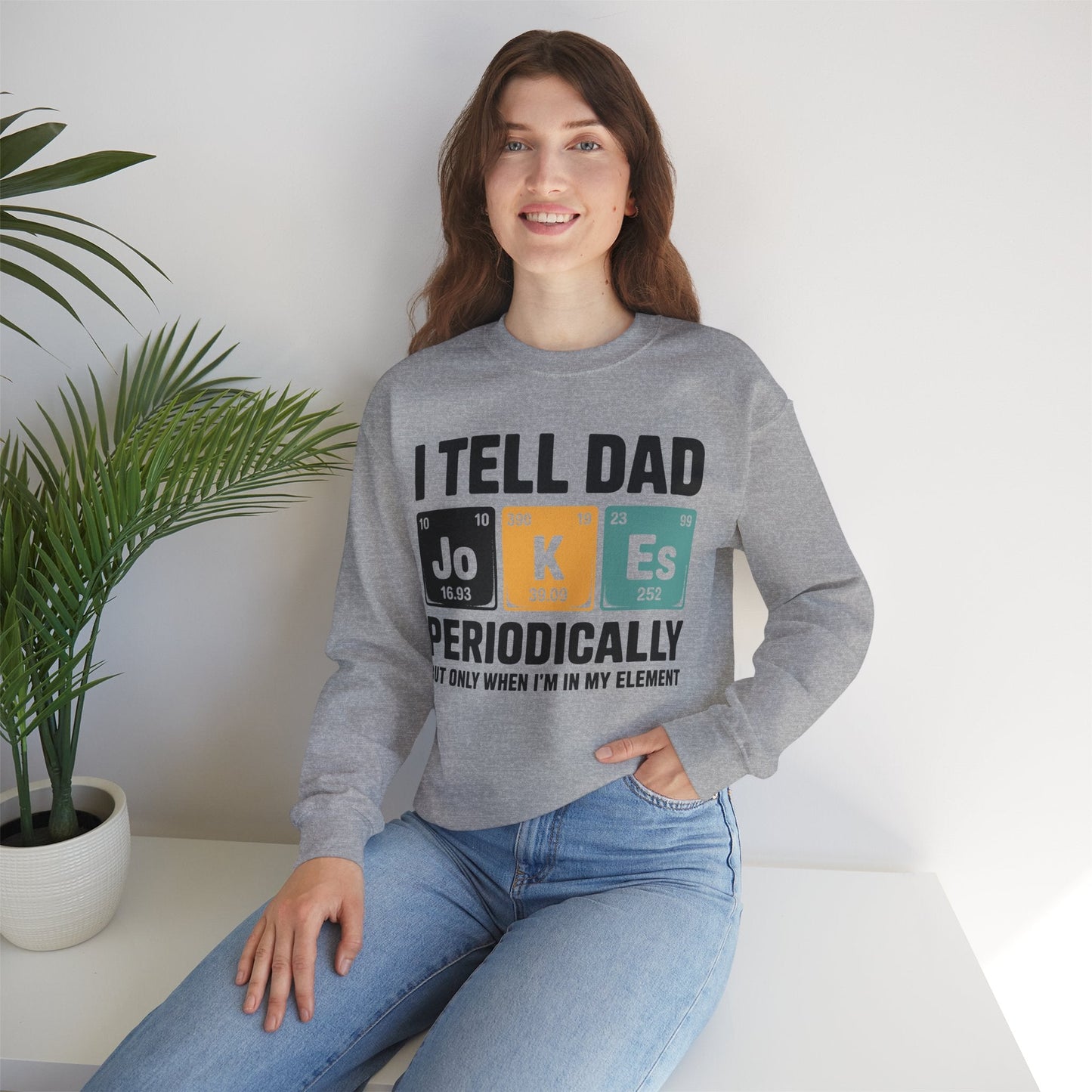 I Tell Dad Jokes Periodically Element Vintage Father's Day Sweatshirt