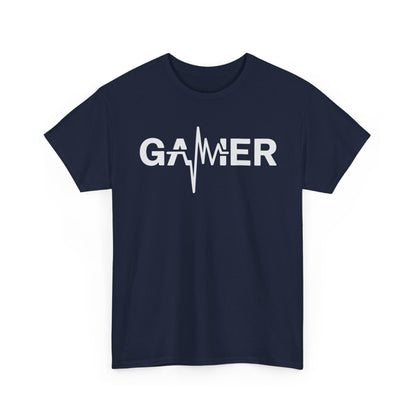 Gamer Heartbeat Video Games Graphic T-Shirt