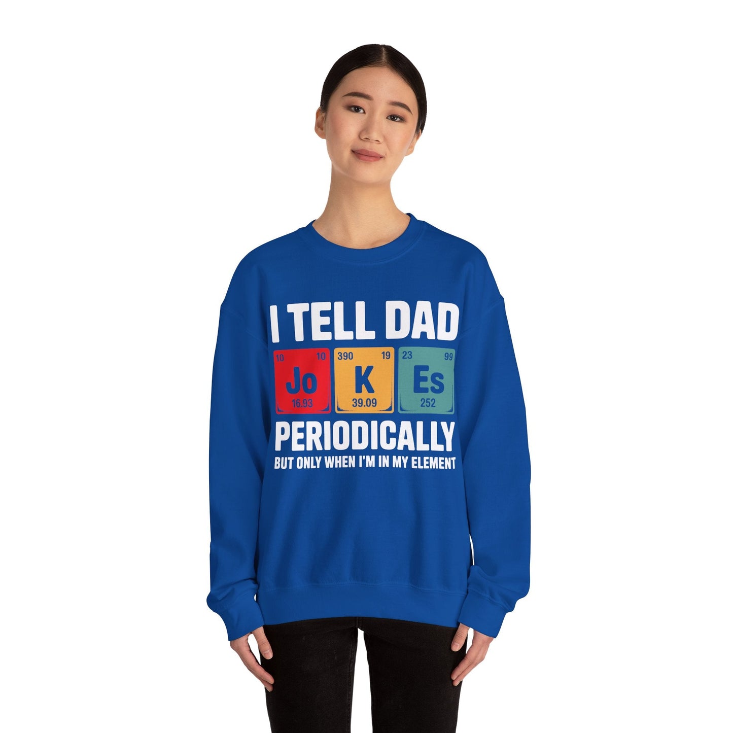 I Tell Dad Jokes Periodically Element Vintage Father's Day Sweatshirt