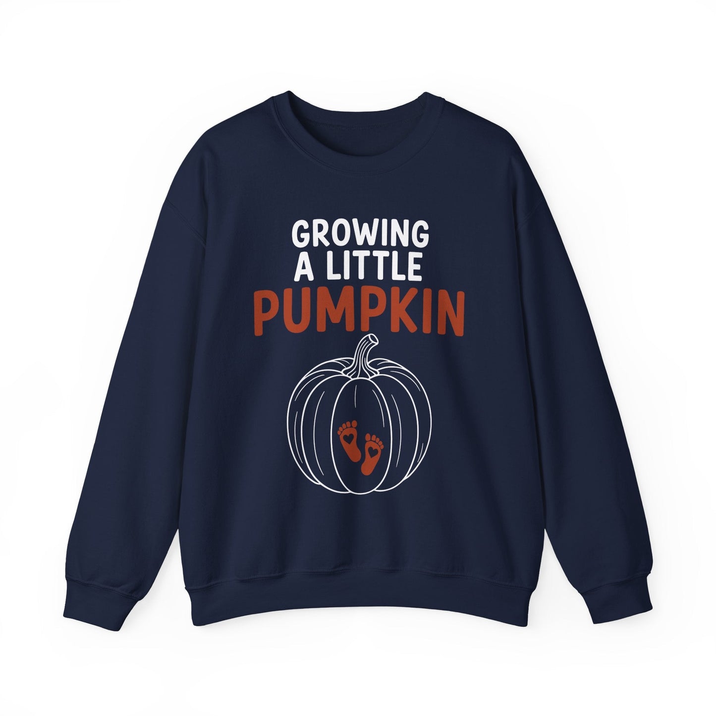 Growing A Little Pumpkin Fall Thanksgiving Baby Bump Wife Sweatshirt