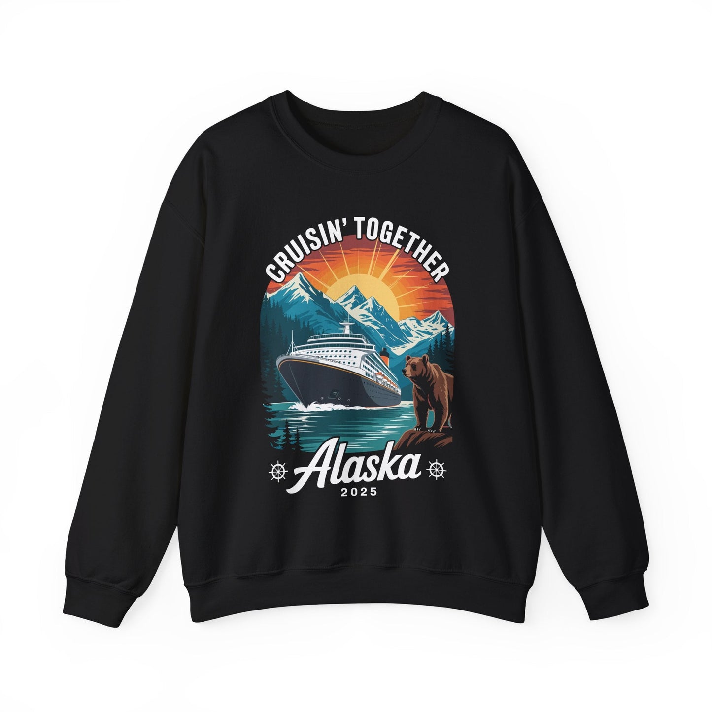 Cruisin Together Alaska 2025 Family Friend Alaska Cruise Sweatshirt
