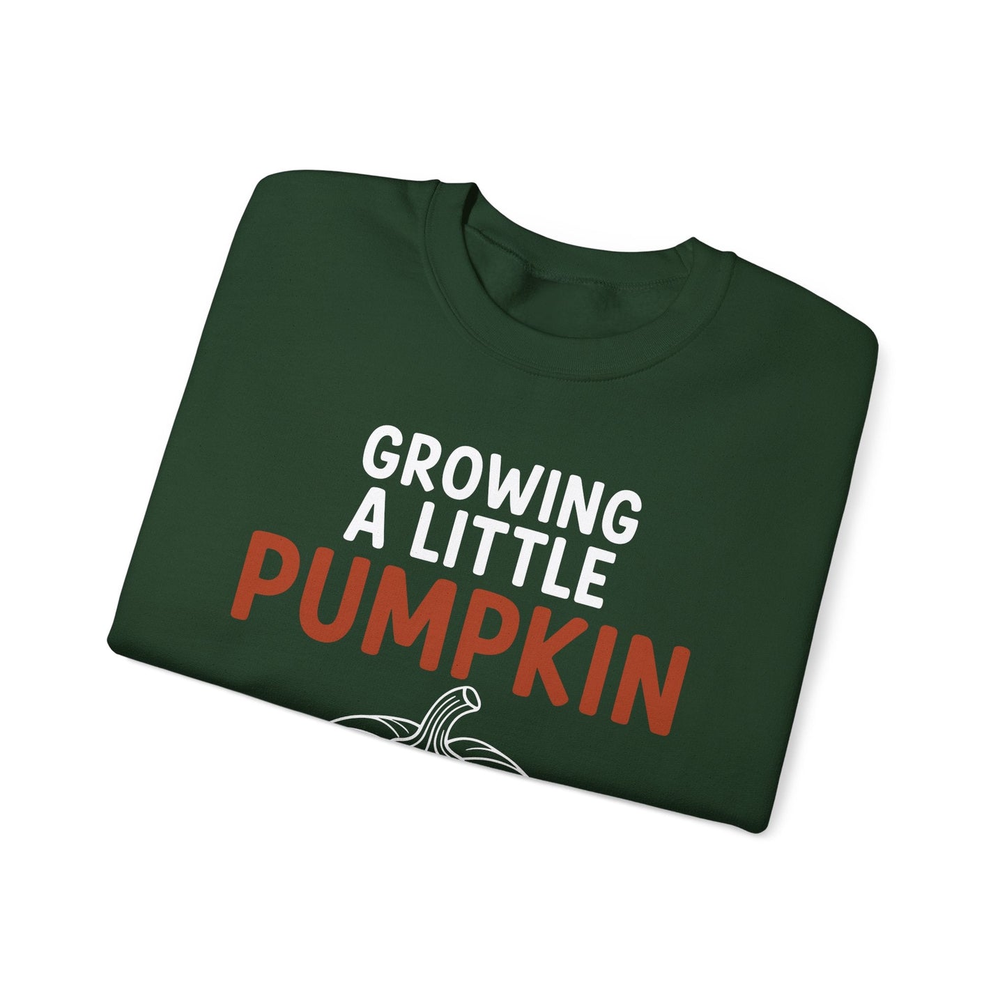 Growing A Little Pumpkin Fall Thanksgiving Baby Bump Wife Sweatshirt