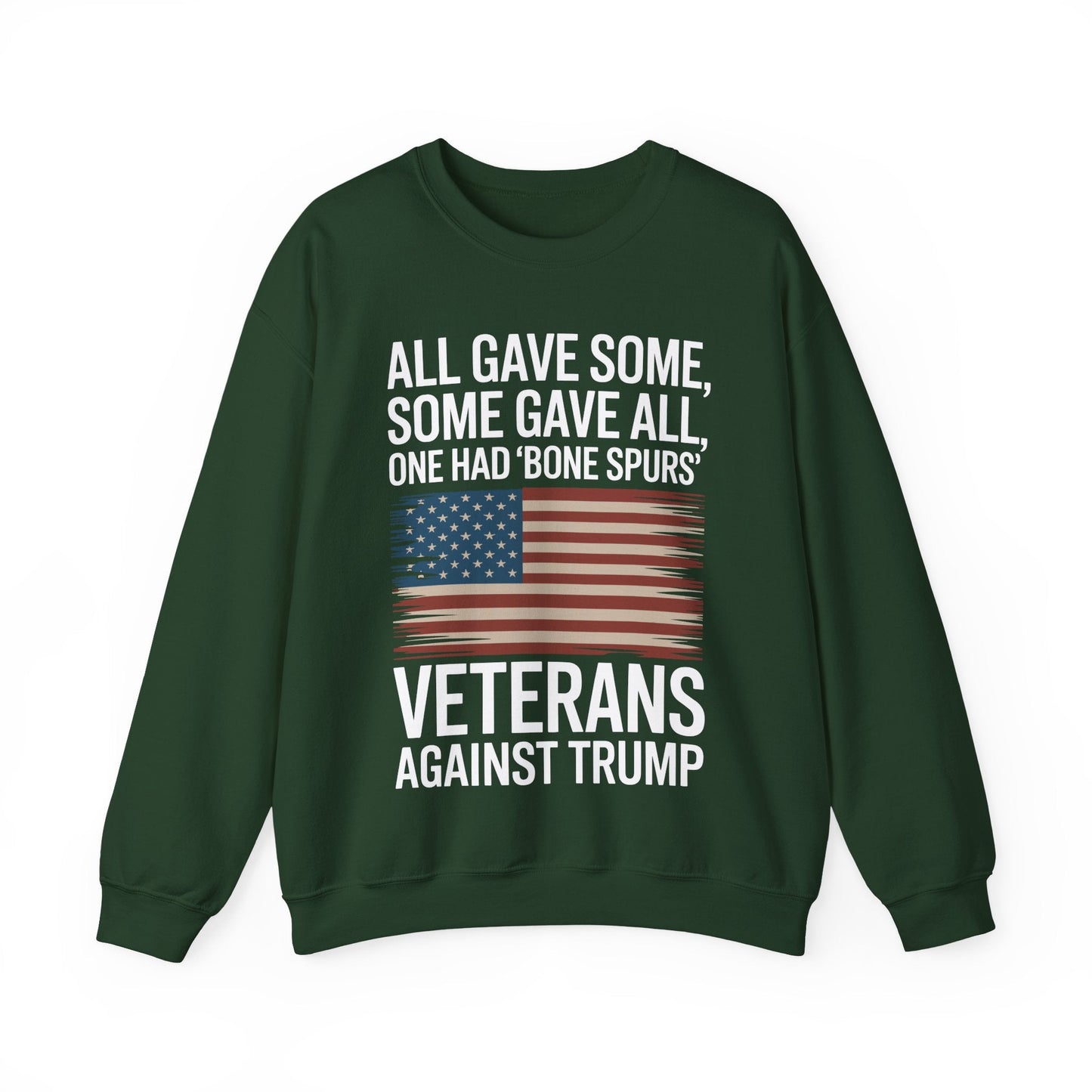Veterans Against Trump Anti Trump Political Protest Sweatshirt