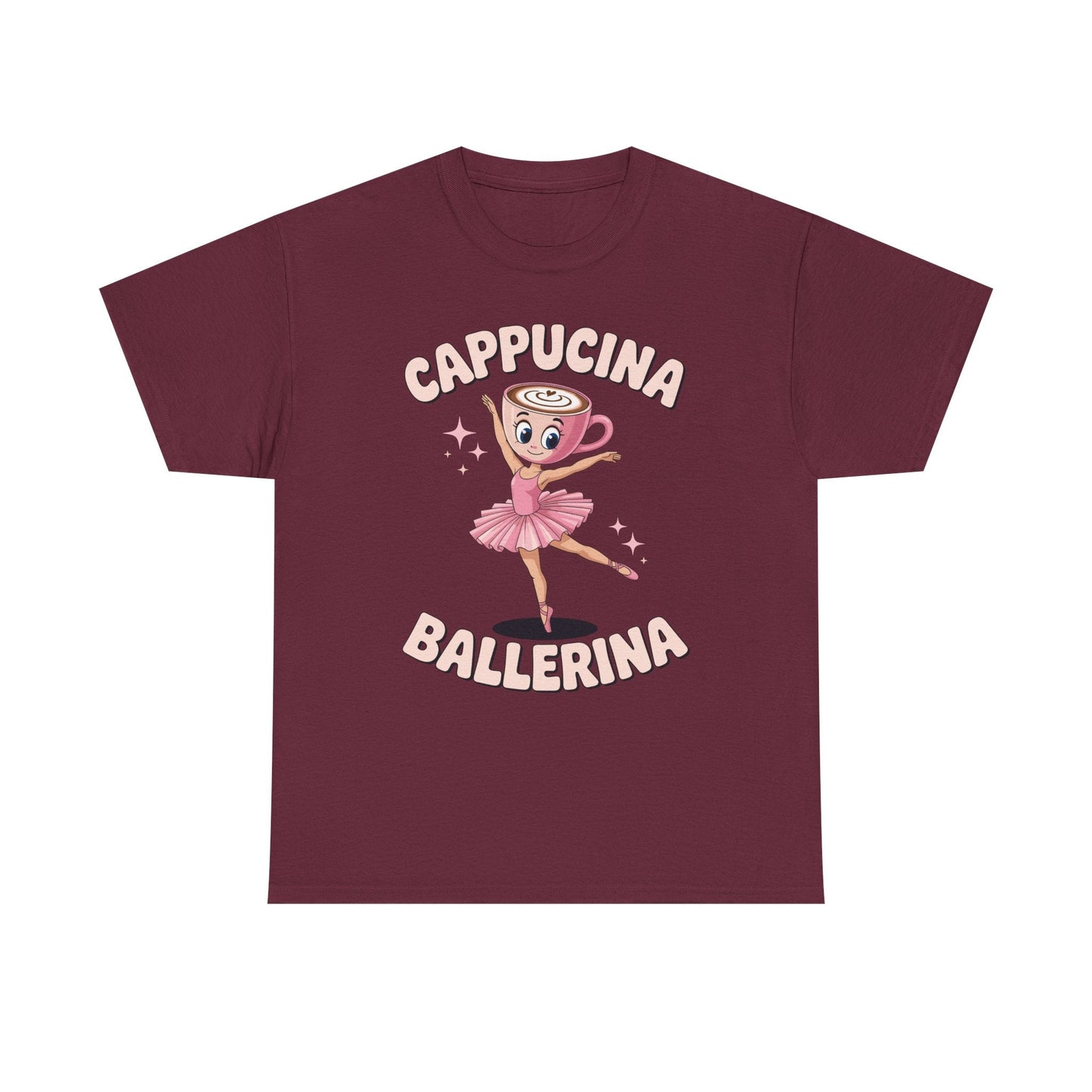Funny Ballerina Cappuccina Coffee Dance Lovers Italian Meme T-Shirt