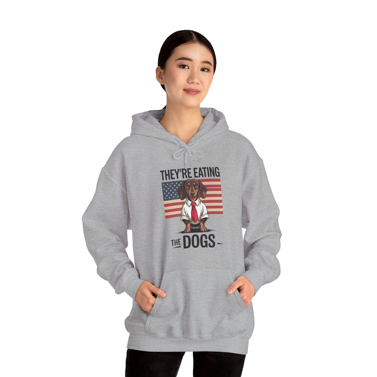 They're Eating the Dogs Trump Hot Dog Hoodie