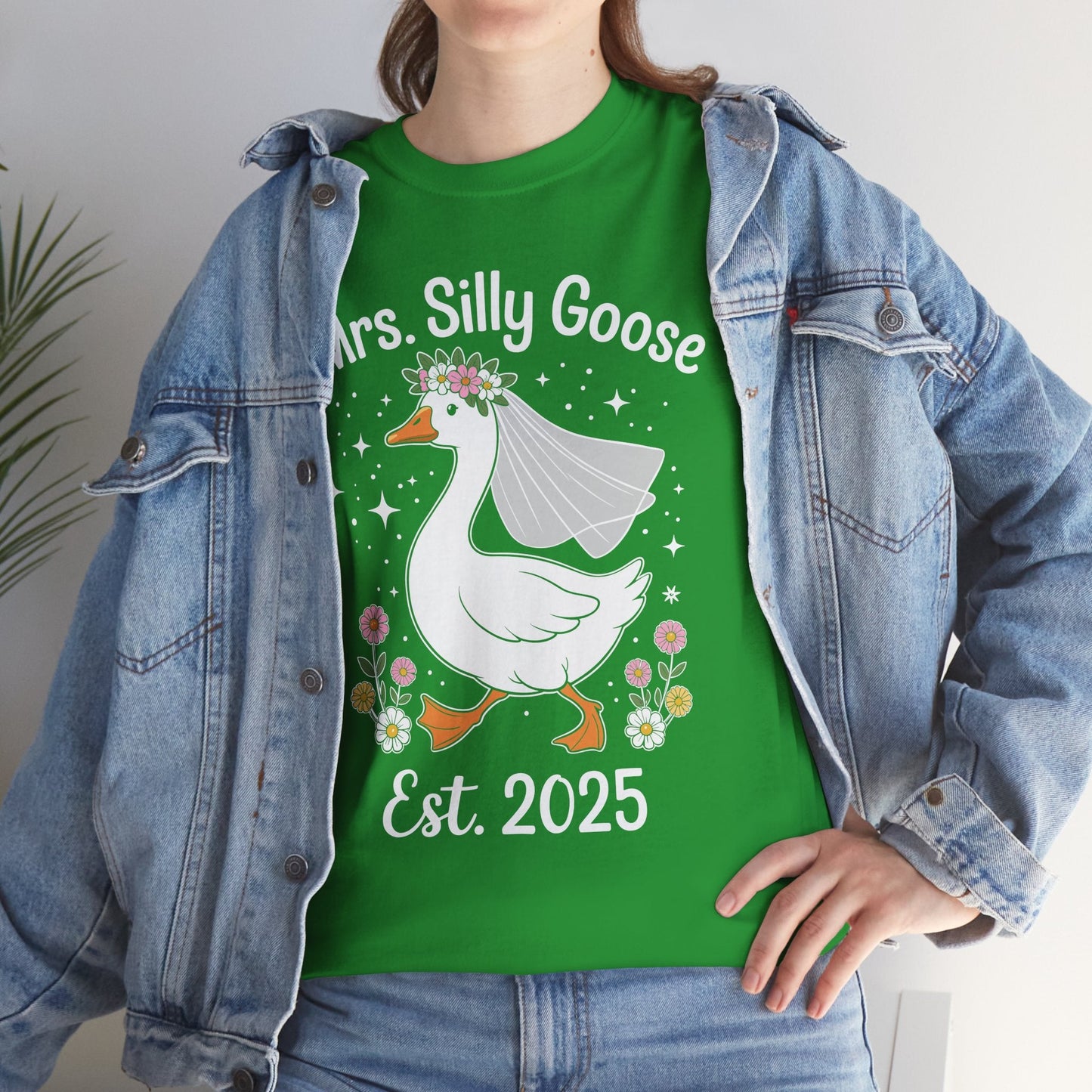 Mrs. Silly Goose Couple Matching Wedding Funny Bride to Be T-Shirt
