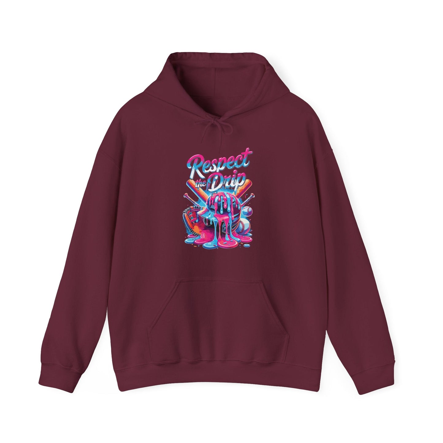 Baseball Drip For Boys Ice Cream Respect The Drip Baseball Hoodie