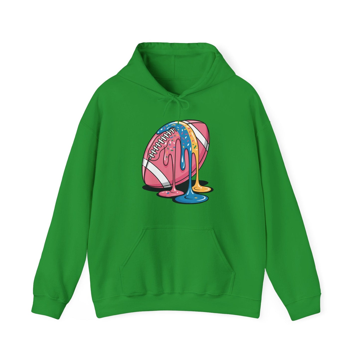Football Drip For Lineman WR QB RB Ice Cream Sprinkles Hoodie