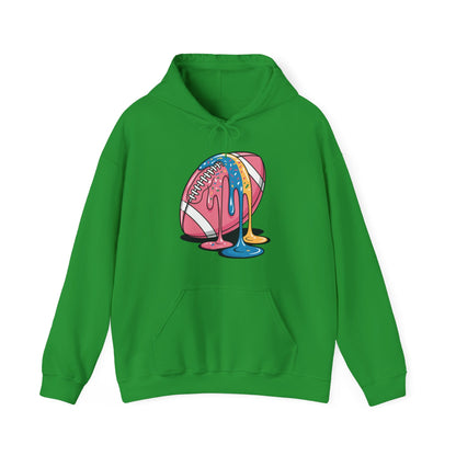 Football Drip For Lineman WR QB RB Ice Cream Sprinkles Hoodie